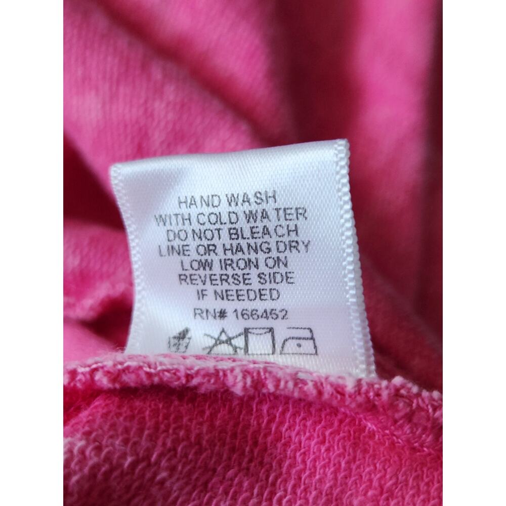 J.Her Mineral Wash Butterfly Hoodie Open Front Oversized Shacket Pink Size 3XL - Picture 8 of 10